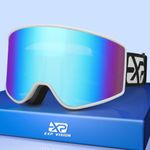 Ski Goggles Anti Fog Parent-child Snow Goggles Set, UV Protection OTG Snowboard Glasses for Youth, Boys, Girls, Men, Women