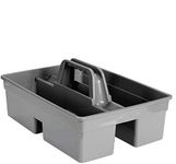 KR STORE™ ABS Plastic Bucket Plastic Tool Organizer with Handle for Cleaning Bathroom Floors & Windows (Grey)