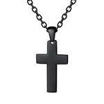 PROSTEEL Cross Pendant Black Neckla