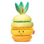 Melissa & Doug Multi-Sensory Pineapple Soft Stacker Infant ToyStacking Toys for Babies, Pineapple Stacking Toy for Infants