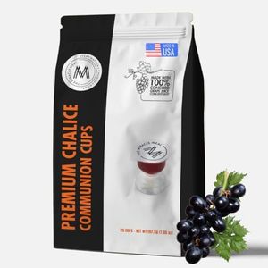 PACK IT HUB Travel Pack - The Miracle Meal Pre-Filled Premium Chalice Cup - Bag of 25 with Wafer and 100% Concord Grape Juice