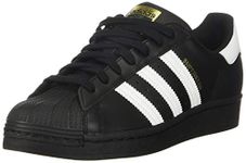 adidas mens Originals Men's Superstar Fashion Sneakers, Core Black/Footwear White/Core Black, 11.5 US