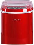 Magic Chef 27-Lb. Portable Red Countertop Ice Maker, 27 lb