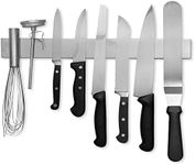 Modern Innovations 16 Inch Stainless Steel Magnetic Knife Bar with Multi-Purpose Functionality as a Knife Holder, Knife Strip, Magnetic Tool Organizer, Art Supply Organizer & Home Organizer