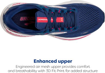 Brooks Adrenaline GTS 23 Women’s Running Shoes, Blue/Raspberry, UK 6