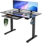 INNOVAR Glass Standing Desk with Dr