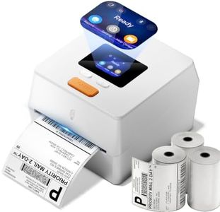Phomemo Bluetooth Thermal Label Printer with Touchscreen & 3 Roll Labels