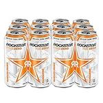 Rockstar Energy Drink Pure Zero Mandarin, 473 mL Cans, 12 Pack