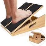 Professional Slant Board, Calf Stretcher Slant Board with Full Anti-Slip Surface, 5 Positions Adjustable Incline Board for Stretching Wooden Slant Board for Calf Stretching, Relaxing Ankle