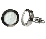 Golf Ball Cufflinks Made from a Real Golf Ball *