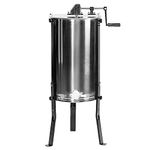 VIVO Large 3 Frame Stainless Steel Honey Extractor SS Model BEE-V003D