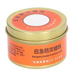 Pssopp 26 to 30 Hours Outdoor Survival Candle,Slow Burn Beeswax Wax Survival Candle Emergency Rescue Gear Prepare Supplies for Home Wilderness Survival Emergency