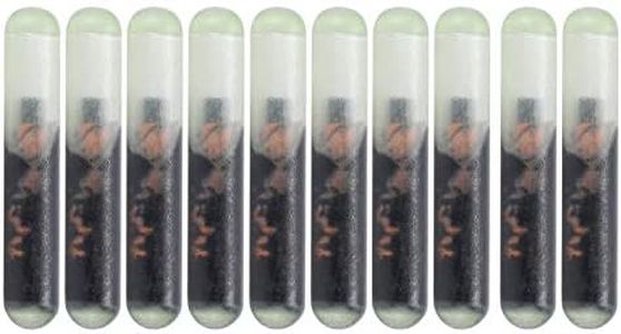 10Pcs/Set Pet Microchip, 134K-12B Dog Microchip Biological Glass Pet ID Microchip, 2.12MM Pet ID Tags Standard Animal Chip Implants for Tracking Identification
