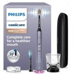 Philips Sonicare DiamondClean Smart Electric, Rechargeable Toothbrush for Complete Oral Care – 9300 Series, Gray, HX9903/45