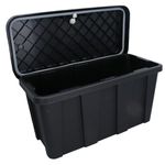 AB Tools Trailer Truck Plastic Lockable Tool Box Chest Locker Storage 21.5” x 12” x 10”