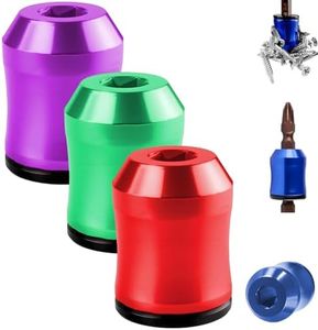 Magnetic Screw Holder, Bit Magnetizer Ring for Screwdriver & Drill Bits, Universal Magnetic Bit Holder, Magnetizer Tool for Hex Screwdrivers & Power Tools (Mix-E)