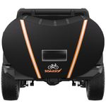 Soarify Bike Cover for Transport 2 Bike - 600D Travel Bike Covers for Bikes on Rear Bike Rack Heavy Duty & Waterproof, Outdoor Full Bicycle Rack Cover for 2 Bikes on Car Hitch Storage