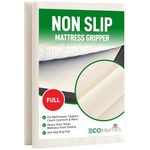 ECOHomes Non Slip Mattress Gripper Pad Stop Mattress, Keep Topper from Sliding - Anti Slip Grip Pads Holder Stop Couch Cushion, Sofa Cushions, Patio & Furniture to Prevent Sliding (Full)