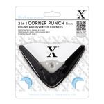 Xcut Corner Punch 2 In 1 5mm Radius, Easy To Use Puncher Create Designs On Craft Makes For Paper, Thin Card, Craft Supplies