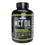 Natures Aid MCT Oil Capsules, 120 Capsules, 1200 mg