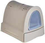 Imac Hygienic Tray Sandbox Cats - Sanitary Tray Catera Sandbox Covered Sandbox WC Cats Zuma 40 x 42.5 x 56 cm Gray