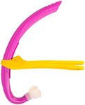 FINIS Stability Snorkel Jr - Swim Training Snorkel for Kids Ages 6-10 - Short Tube - Soft Mouthpiece - Magical Magenta