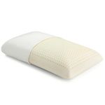 Miebeiea 100% Natural Talalay Latex Pillow for Sleeping with Removable Cotton Cover, Premium Soft Bed Pillow Helps Relieve Pain and Pressure, Suitable for Side Back or Stomach Sleepers