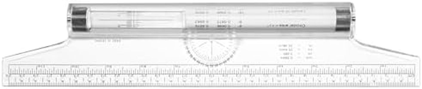 VViViD Rolling Ruler Multi-Purpose for Drawing Lines, Angles, Circles, Patterns and Geometric Shapes