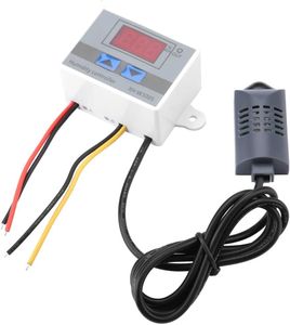 CYSFETENA XH-W3005 Digital Humidity Sensor Humidity Regulator Hygrostat with LCD Display, Temperature and Humidity Controller for Applications Such as Incubators (0-99% RH)