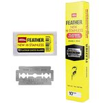 Feather Razor Blades New Hi-Stainless Double Edge, 200 Count