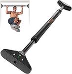 Pull Up Bar: Strength Training Chin up Bar without Screws - Adjustable 29.5''-37'' Width Locking Mechanism Pull-up Bar for Doorway - Max Load 440lbs for Home Gym Upper Body Workout, Non-slip