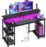 ODK 48 inch Gaming Desk with LED Li