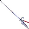 High Volume Powerful Industrial Air Blow Gun, 17-26 Inch Extensible Stainless Steel Air Flow Nozzle, Pneumatic Air Compressor Accessories Tool, Extended Dust Air Blower Gun with 360 Degree Swivel Hook