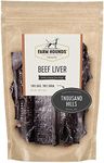 Farm Hounds - Beef Liver - Premium Natural Beef Liver Jerky For Dogs - Made From 100% Humanely Raised Cattle - Organ Treats - Great For Training & Treats - No Added Fillers - Made in USA - 4oz -1 Pack