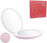 LED Lighted Travel Makeup Mirror, 1