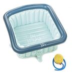 Jané Reducer for Shower Tray 60 x 60 cm, Inflatable 70 litres, Includes Inflator, with Suction Cups and Drain Plug