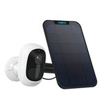Reolink 3MP Solar Security Cameras Outdoor Wireless, Argus 2E+Solar Panel, 2.4 GHz WiFi, 2-Way Audio, Human/Vehicle Detection, Battery Operated Security Camera Works with Alexa/Google Assistant