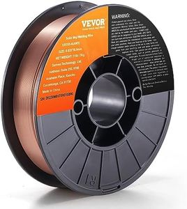 VEVOR Solid MIG Welding Wire, ER70S-6 0.035-inch 11LBS with Low Splatter and High Levels of Deoxidizers for All Position Gas Welding