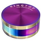 KINGTOP Grinder, Large 3" Spice Grinder (Colorful)