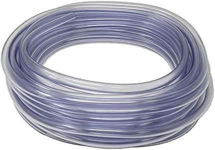 Rollerflex Food Grade Crystal Clear Vinyl Tubing, 1/2-Inch ID x 5/8-Inch OD, (50 Ft)