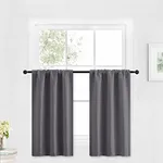 RYB HOME Blackout Curtains for Bath