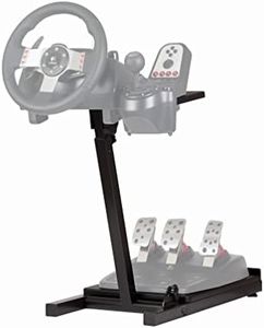 Wheel Stand Racing® - The Ultimate Steering Wheel Stand in Black - suitable for Logitech G25/G27/G29, Driving Force, Xbox360/One, Most Madcatz, Thrustmaster and Hori Wheels and more – Gaming Steering Wheel, Pedal & Shifter Mount – Foldable & Tilt Adjustable for Racing Wheels