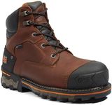 Timberland Men's Boondock 6 Inch Composite Safety Toe Insulated Waterproof Industrial Work Boot 6 Ct Wp Ins 400G, Brown-2024 New, 10.5