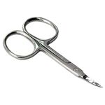 HTS 182C4 3.75" Curved Stainless Steel Cuticle Scissors