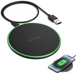 35W Fast Wireless Charger Qi Charging Pad for iPhone 16 15 14 13 12 11 Samsung Galaxy S25 S24 S23 S22 S21 S20 Wireless Charging Station with LED Indicator USB-C Cable Ultra-Slim for all Qi Phones