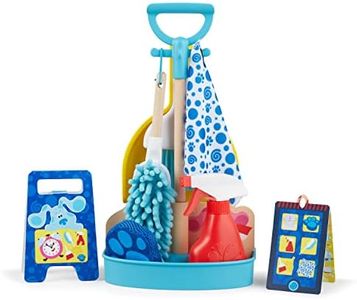 Melissa & Doug Blue's Clues & You! Play Set Time for Cleaning | Wooden Toy | Cleaning Children's Toy | Role Toy | Montessori Toy | 3+ | Boys or Girls