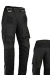 Bikers Gear Australia New Cargo Textile Cordura Waterproof Motorcycle Trousers with Removable Thermal Liner and CE 1621-1 Armour, Vented, UK 32R EU 42R MEDIUM