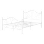 South Shore Furniture Summer Breeze Complete Full Metal Platform Bed (54"), White