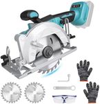 FYJUL Cordless Mini Circular Saw for Makita 18V Battery (Tool Only)
