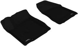 3D MAXpider 2003-2007 fits Nissan Murano Front Row All Weather Floor Liners in Black with Carbon Fibre Look